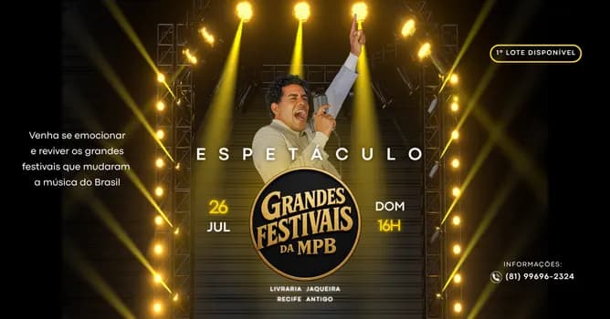 Imagem do Espetáculo Grandes Festivais da MPB
