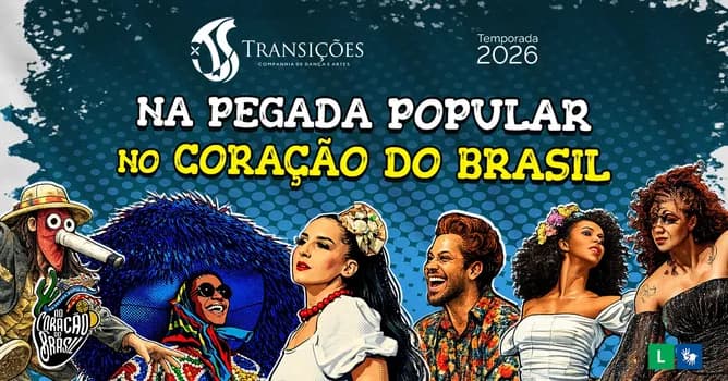Imagem do Espetáculo Na Pegada Popular, No Coração do Brasil.
