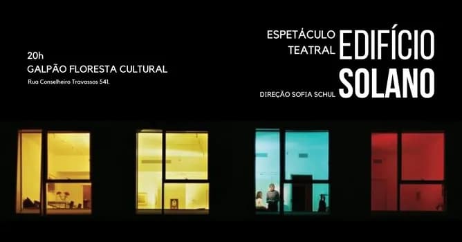 Imagem do Espetáculo Teatral EDIFÍCIO SOLANO