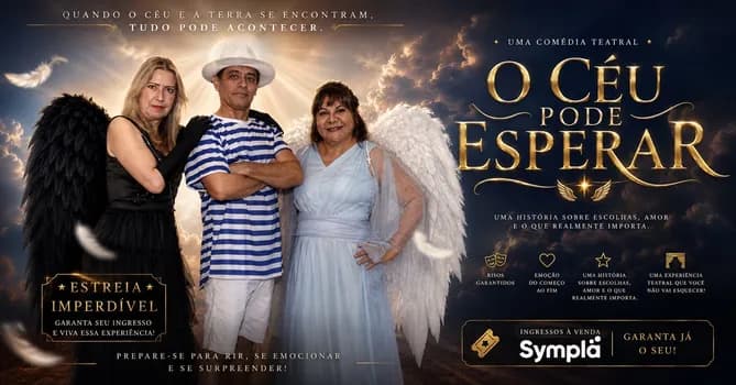 Imagem do Espetaculo Teatral O Céu Pode Esperar - Primeira Sessão