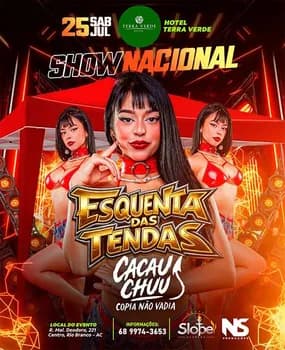 ESQUENTA DAS TENDAS - CACAU CHUU em Rio Branco