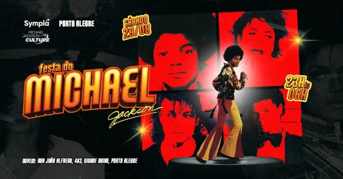 Imagem do ESTREIA: Festa do Michael Jackson em Porto Alegre - R. João Alfredo, 483