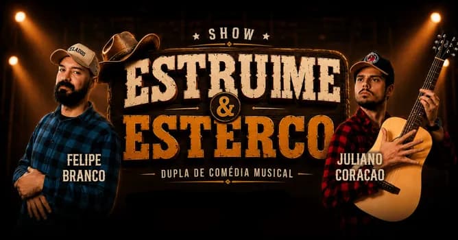 Imagem do Estrume e Esterco - Juliano Coração e Felipe Branco no Porão Comedy BC