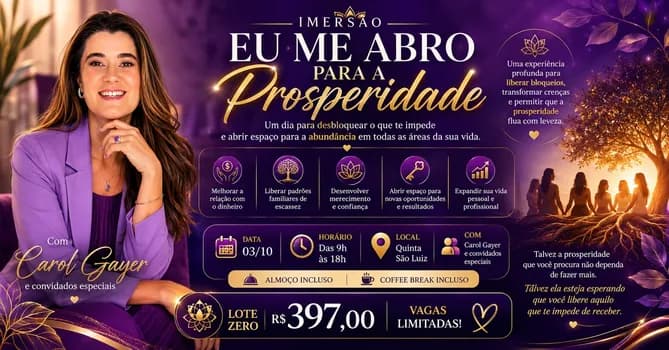 Imagem do Eu me abro para prosperidade