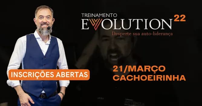 Imagem do EVOLUTION 22 - Treinamento vivencial de Inteligência Emocional
