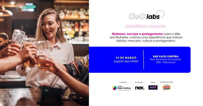 Imagem do EXPERIÊNCIA CRIATIVA - MULHERES, CERVEJA E PROTAGONISMO
