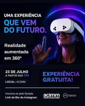 Experiência em 3D na Acimm em Mogi Mirim