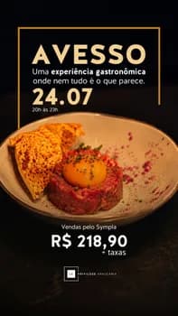 Imagem do Experiência Gastronômica o Avesso- Hotel Le Privilège Araucária