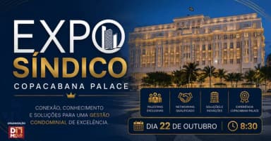 EXPO SINDICO COPACABANA PALACE - XII CONGRESSO APSA em Rio de Janeiro