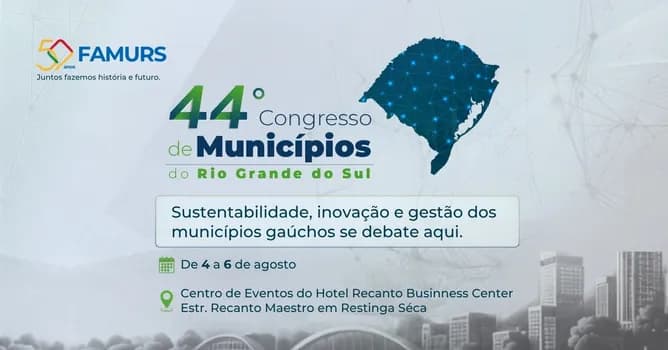 Imagem do EXPOSITOR - 44º CONGRESSO DE MUNICÍPIO DO RS