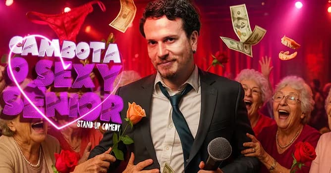 Imagem do FABIANO CAMBOTA em: O SEXY SÊNIOR (Tobatta Comedy - Jaraguá do Sul/SC)