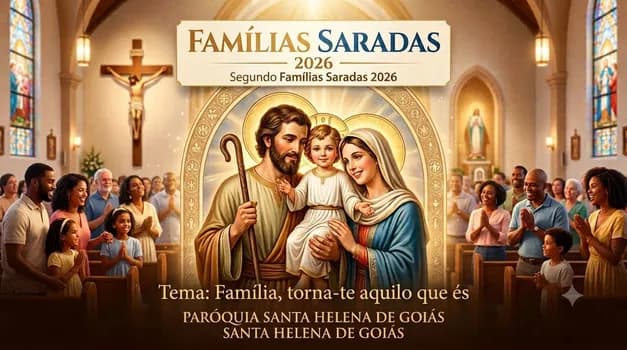 Imagem do Família Saradas 2026- Paróquia Santa Helena de Goiás