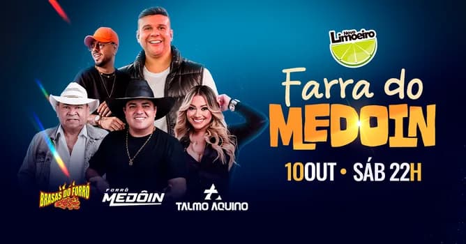 Imagem do Farra do Medoin - Uma noite imperdível no Novo Limoeiro!