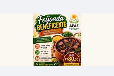Feijoada Beneficente APAE de São Bernardo do Campo em São Bernardo do Campo
