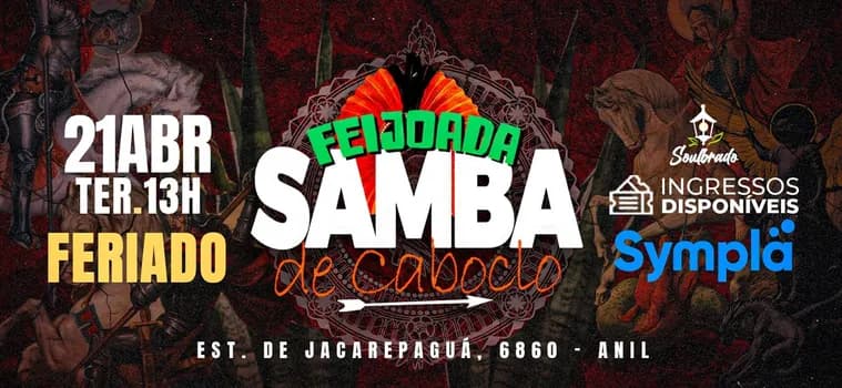 Imagem do Feijoada do Samba de Caboclo em Jacarepaguá Soulbrado