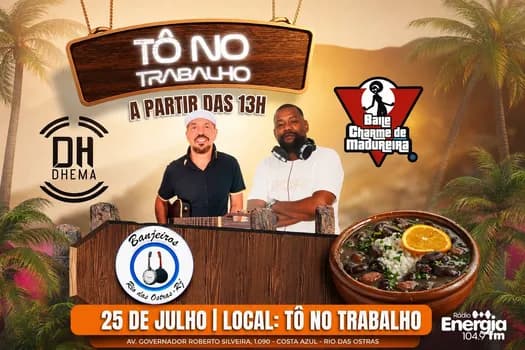 Imagem do Feijoada Tô no Trabalho | 18JUL (SAB) | Tô no Trabalho