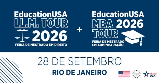 Imagem do Feira EducationUSA LL.M. + MBA 2026 - Rio de Janeiro