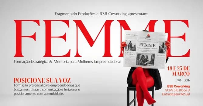 Imagem do FEMME | Formação Estratégica & Mentoria para Mulheres Empreendedoras