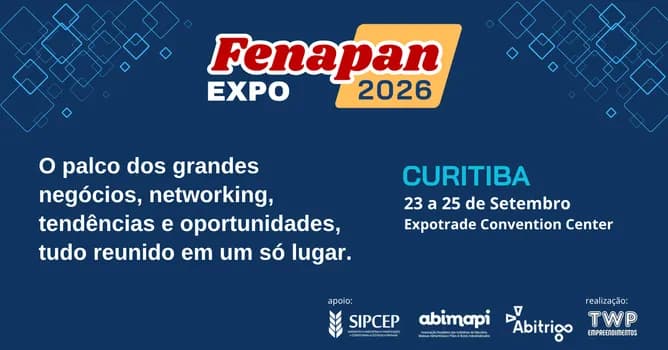 Imagem do FENAPAN EXPO 2026 - Feira da Panificação, Confeitaria, Alimentos, Bebidas, Insumos, Máquinas e Equip