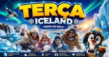 FÉRIAS CONGELANTE ICELAND TERRA DE GELO (21/07/2026) em Fortaleza