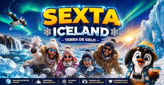 Imagem do FÉRIAS CONGELANTE ICELAND TERRA DE GELO (31/07/2026)