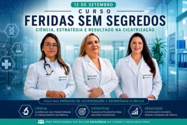 Feridas sem segredos: Ciência, Estratégia e Resultados na cicatrização em Recife
