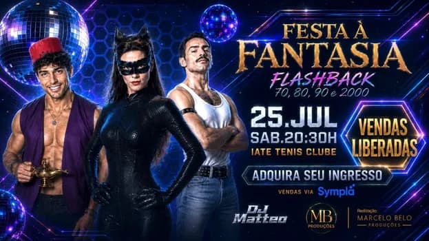 Imagem do FESTA A FANTASIA! ANOS 70 80 90 2000