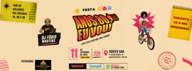 FESTA ANOS 80. EU VOU! Dia 11 Setembro 2026 (22h) em Porto Alegre
