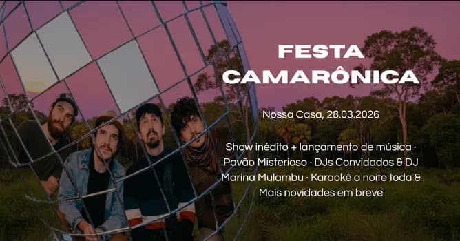 Imagem do Festa Camarônica Lançamento Autoral da Camarão Blues & Pavão Misterioso