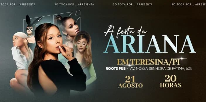 Imagem do Festa da Ariana em Teresina/PI @ SÓ TOCA POP