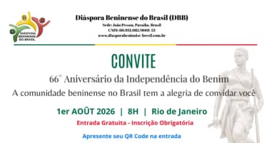 Festa da Independência do Benim no Brasil- Entrada gratuita em Rio de Janeiro