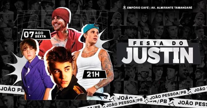 Imagem do Festa do Justin em João Pessoa/PB @ 07.AGO