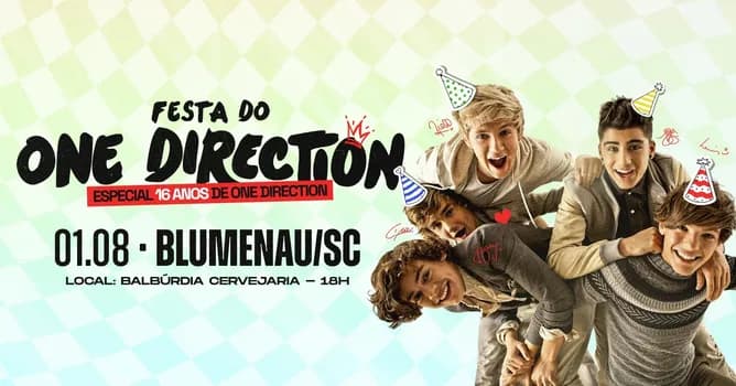Imagem do Festa do One Direction | Blumenau/SC