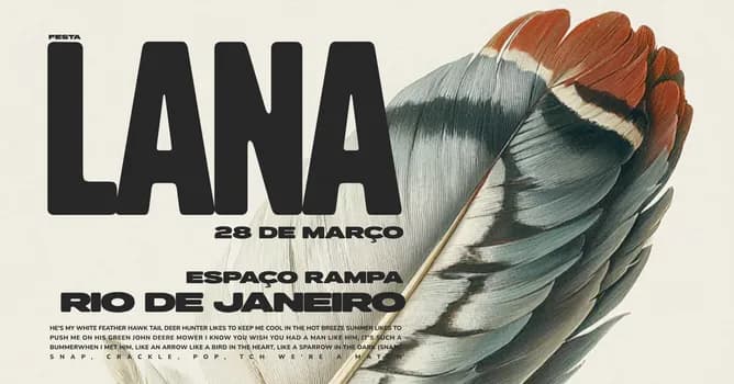 Imagem do Festa LANA no Rio | 28.03 | Espaço Rampa | Indie, pop e muuita Lana!