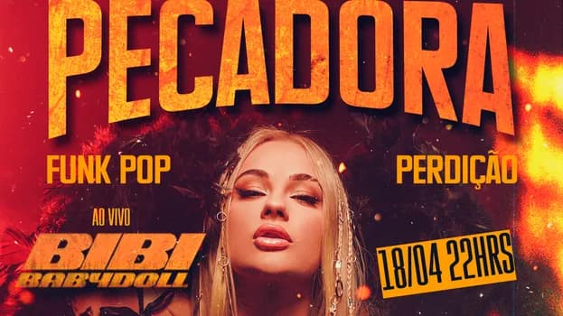 Imagem do FESTA PECADORA, COM BIBI BABYDOLL, CAMAROTE OPEN BAR, LOVE HAUS
