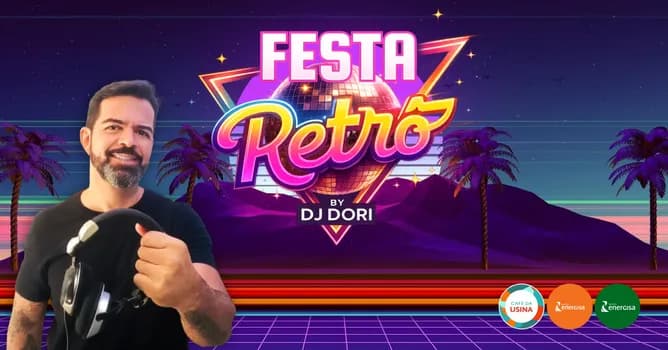 Imagem do Festa Retrô com DJ Dori | Hits Anos 70, 80, 90 e 2000