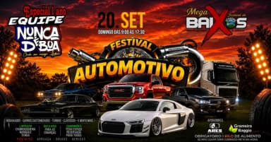 Festival Automotivo em Campina Grande do Sul