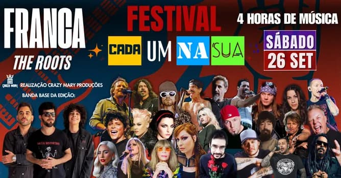 Imagem do Festival Cada Um Na Sua em Franca - SP - Sábado (26/09/2026)