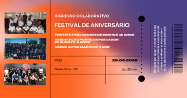 Festival de Aniversário - Projeto Pescadores de Sonhos "15 anos" em Guarulhos
