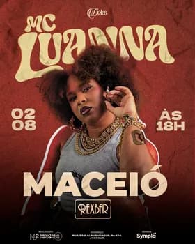 Imagem do FESTIVAL DELAS APRESENTA: MC LUANNA