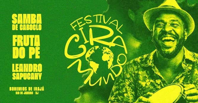 Imagem do Festival Gira Mundo - Samba de Caboclo | Leandro Sapucahy | Fruta do Pé