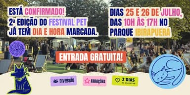 FESTIVAL PET | 2ª EDIÇÃO - 2026 em São Paulo