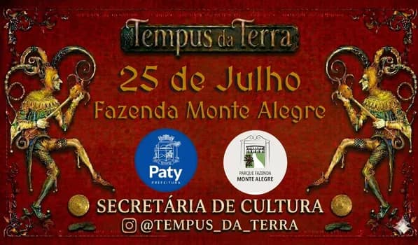 Imagem do FESTIVAL TEMPUS DA TERRA - V EDIÇÃO - 25 DE JULHO - FAZENDA MONTE ALEGRE - PATY DO ALFERES - RJ