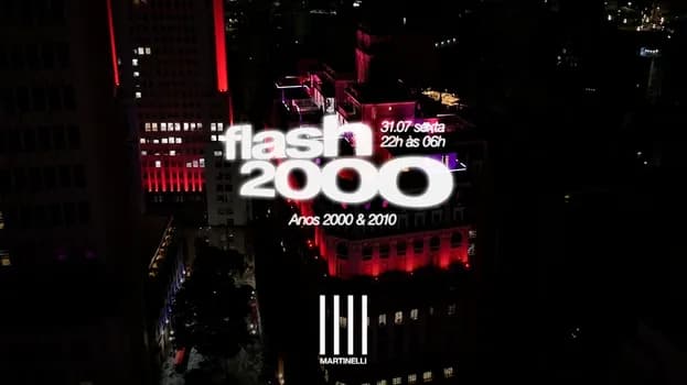 Imagem do FLASH 2000 no Edifício Martinelli! | 31.07