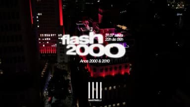 FLASH 2000 no Edifício Martinelli! | 31.07 em São Paulo