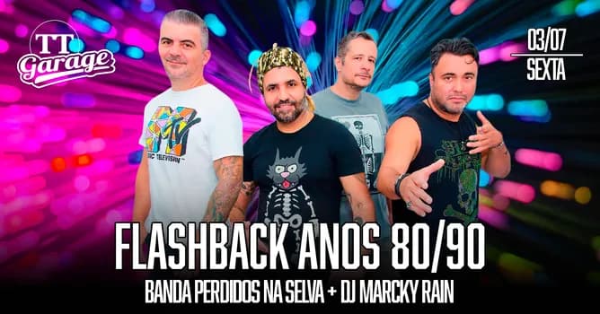 Imagem do Flashback 80/90 com Perdidos na Selva - Sexta - 31/07