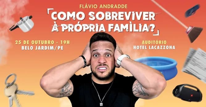 Imagem do Flavio Andradde em Belo Jadim/PE | Como Sobreviver À Própria Família?