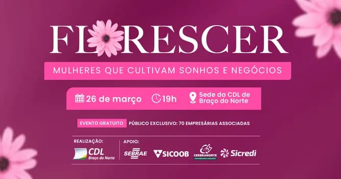 Imagem do FLORESCER Mulheres que Cultivam Sonhos e Negócios