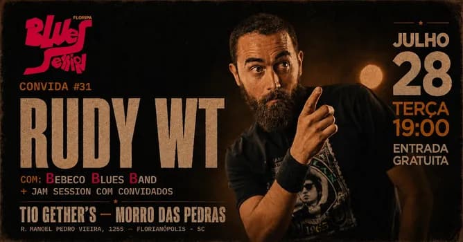 Imagem do Floripa Blues Session Convida #31: Rudy WT + Cristiano Ferreira