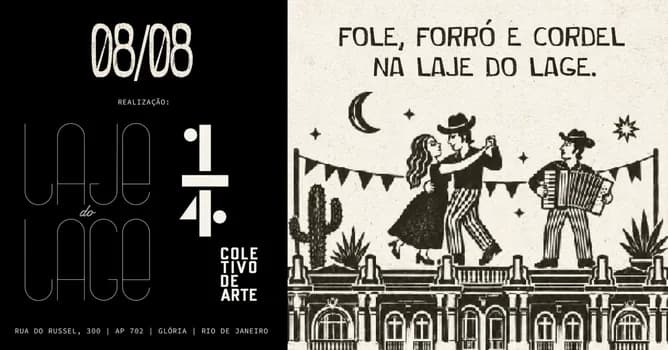 Imagem do FOLE , FORRÓ E CORDEL NA LAGE DO LAGE